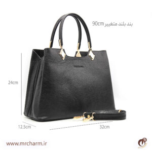 کیف بزرگ زنانه کلاسیک چرم طبیعی mrc1846