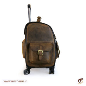 چمدان تراولی چرم پتینه mrc168-18