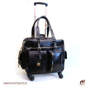 ست کیف و چمدان چرم کلاسیک mrc168-20