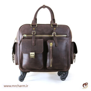 چمدان تراولی چرم mrc168-17