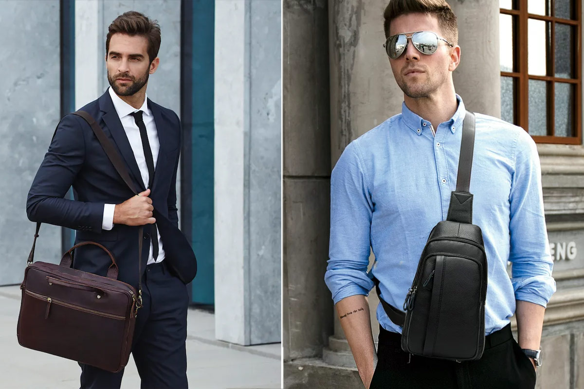 کیف چرم مردانه برای تیپ های مختلف