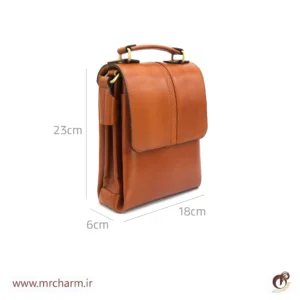 کیف دوشی مردانه چرم اعلا mrc1219-03