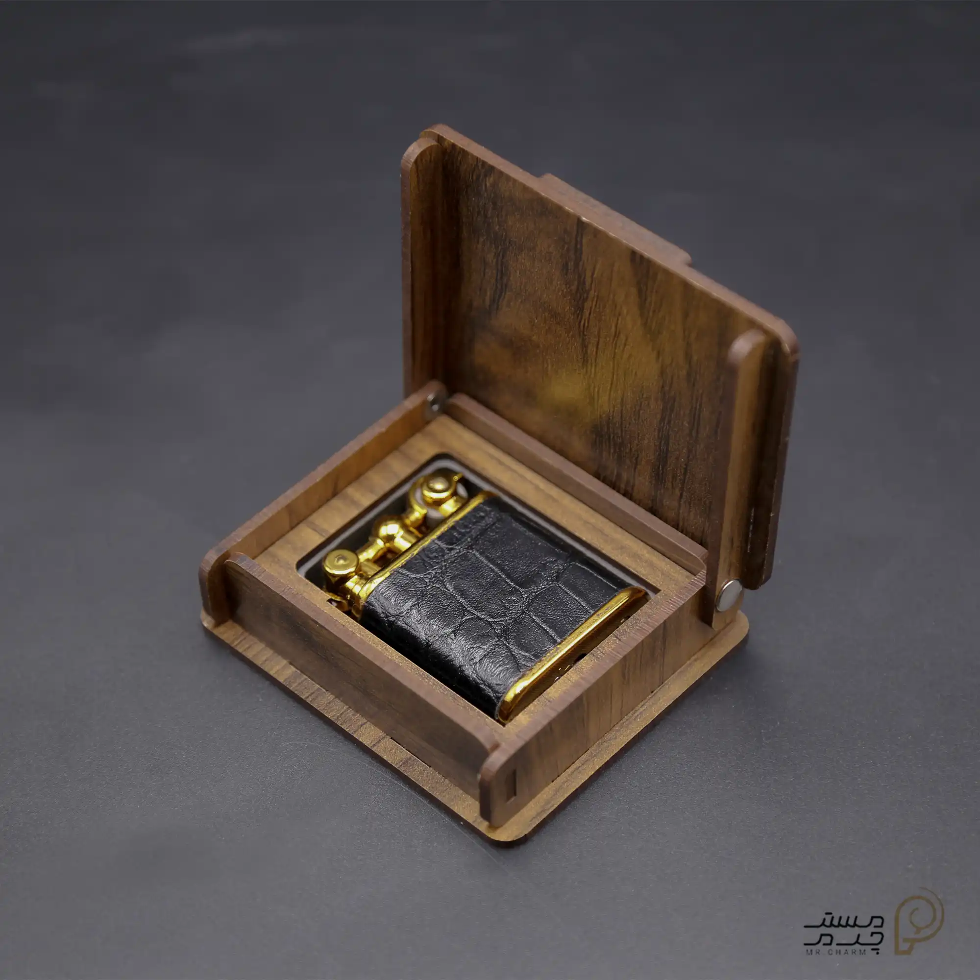 4554fsd4f4ds فندک لاکچری چرم mrc1318-19 - Image 1