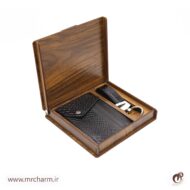 ست جاکارتی و جاکلیدی چرم