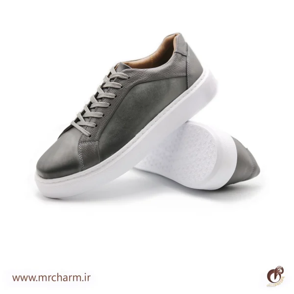 کفش ونس چرم مردانه mrc1123-01 - تصویر 4