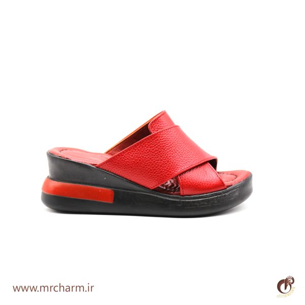 صندل لژدار زنانه تمام چرم mrc2119-09 - تصویر 1