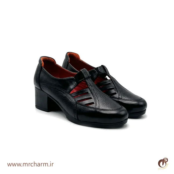 کفش چرم زنانه راحتی mr2118-26 - تصویر 4