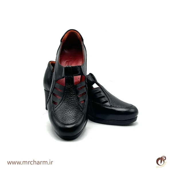 کفش چرم زنانه راحتی mr2118-26 - تصویر 3