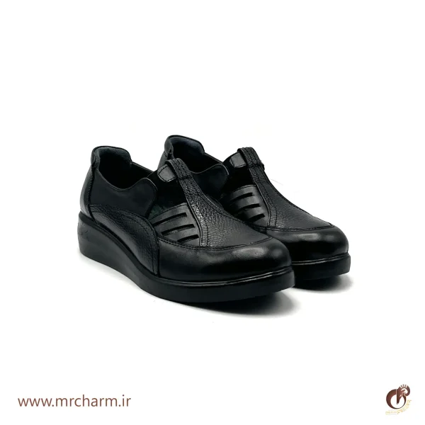 کفش چرم زنانه طبی mr2118-24 - تصویر 4
