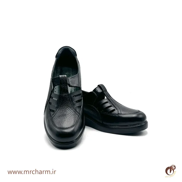 کفش چرم زنانه طبی mr2118-24 - تصویر 3