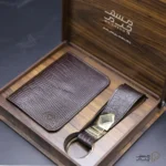 ست هدیه چرم جاکارتی و جاکلیدی mrc1318-15 - Image 2