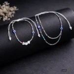 ست دستبند/پابند و گردنبند دخترانه mr25-03