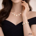 ست دستبند و گردنبند Van Cleef کد mr25-01 - Image 3